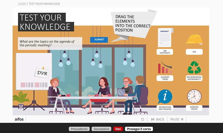 slide corso formazione generale lavoratori versione inglese