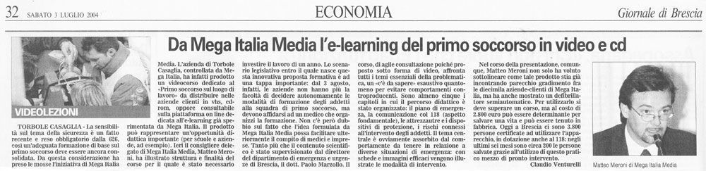 Rassegna Stampa Mega Italia Media