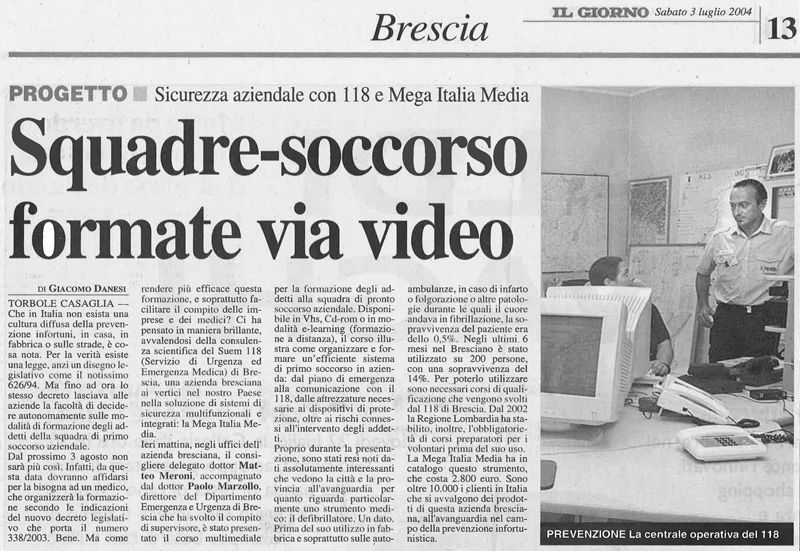 Rassegna Stampa Mega Italia Media