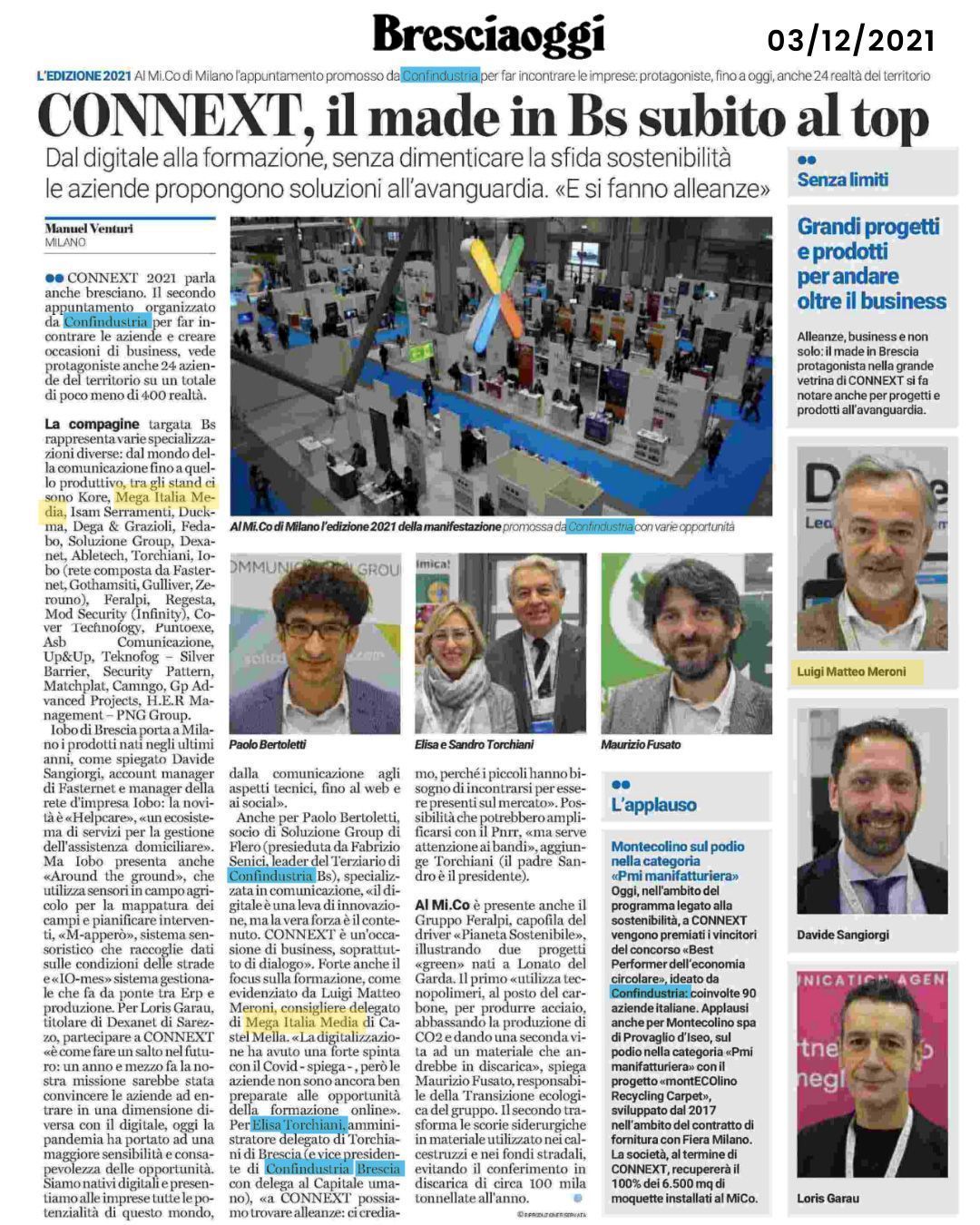 Rassegna Stampa Mega Italia Media