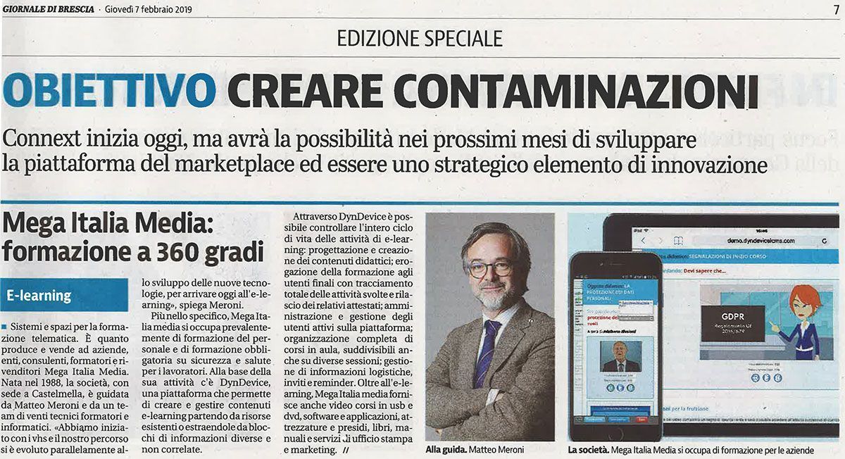 Rassegna Stampa Mega Italia Media
