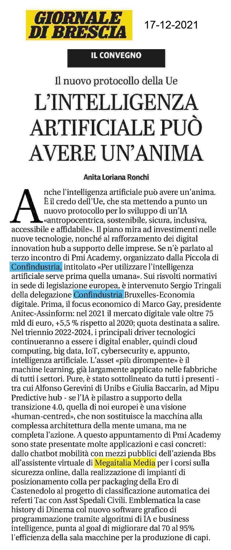 Rassegna Stampa Mega Italia Media