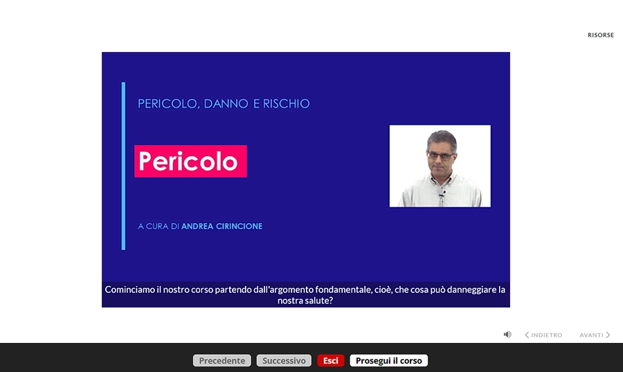Slide corso Formazione generale lavoratori