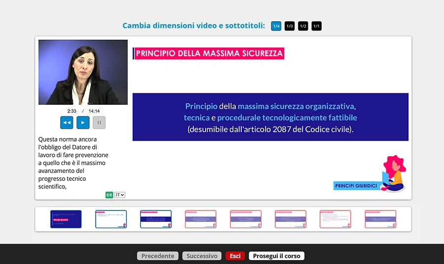 Slide corso formazione Dirigenti ECM