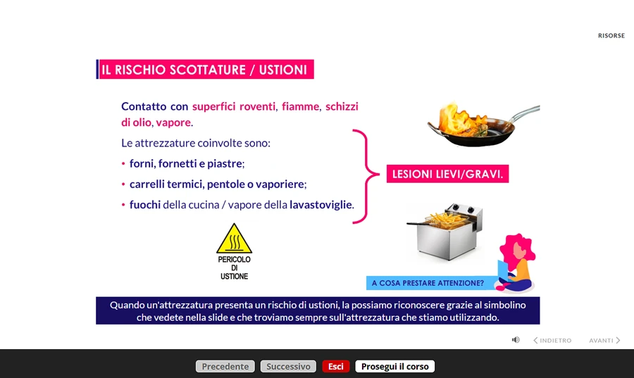 Slide corso formazione RLS ristorazione